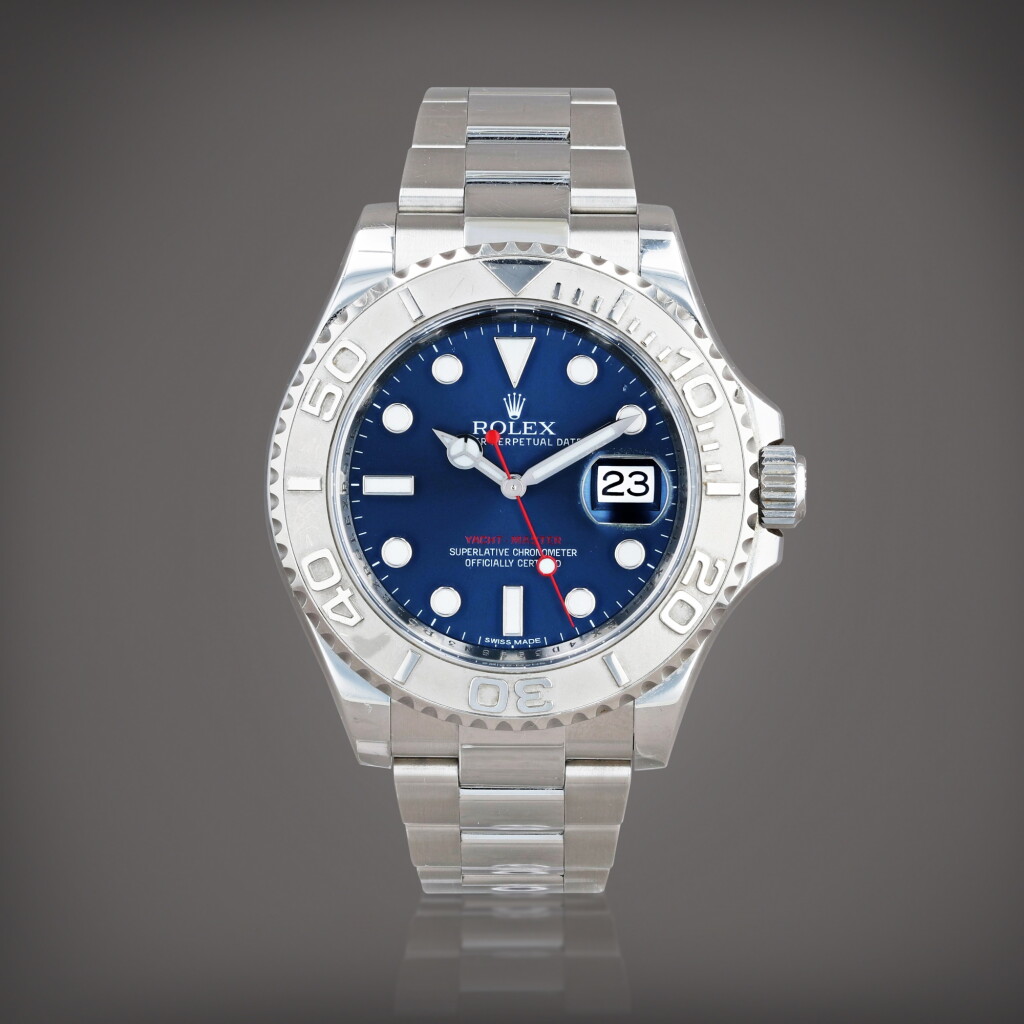 View full screen - View 1 of Lot 409. Yacht-Master, reference 116622 Montre bracelet en acier avec date | Stainless steel wristwatch with date and bracelet Vers 2013 | Circa 2013.