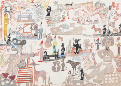 View full screen - View 1 of Lot 120. Untitled (double-sided).