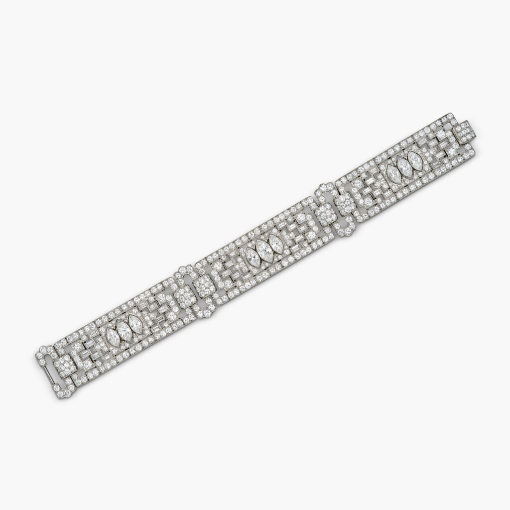 View full screen - View 1 of Lot 306. Diamond Bracelet.