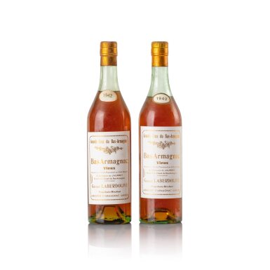 View full screen - View 1 of Lot 735. Bas Armagnac Laberdolive, Domaine de Jaurrey 1942 (2 BT).