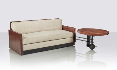 View full screen - View 1 of Lot 407. Rare Sofa and Side Table.