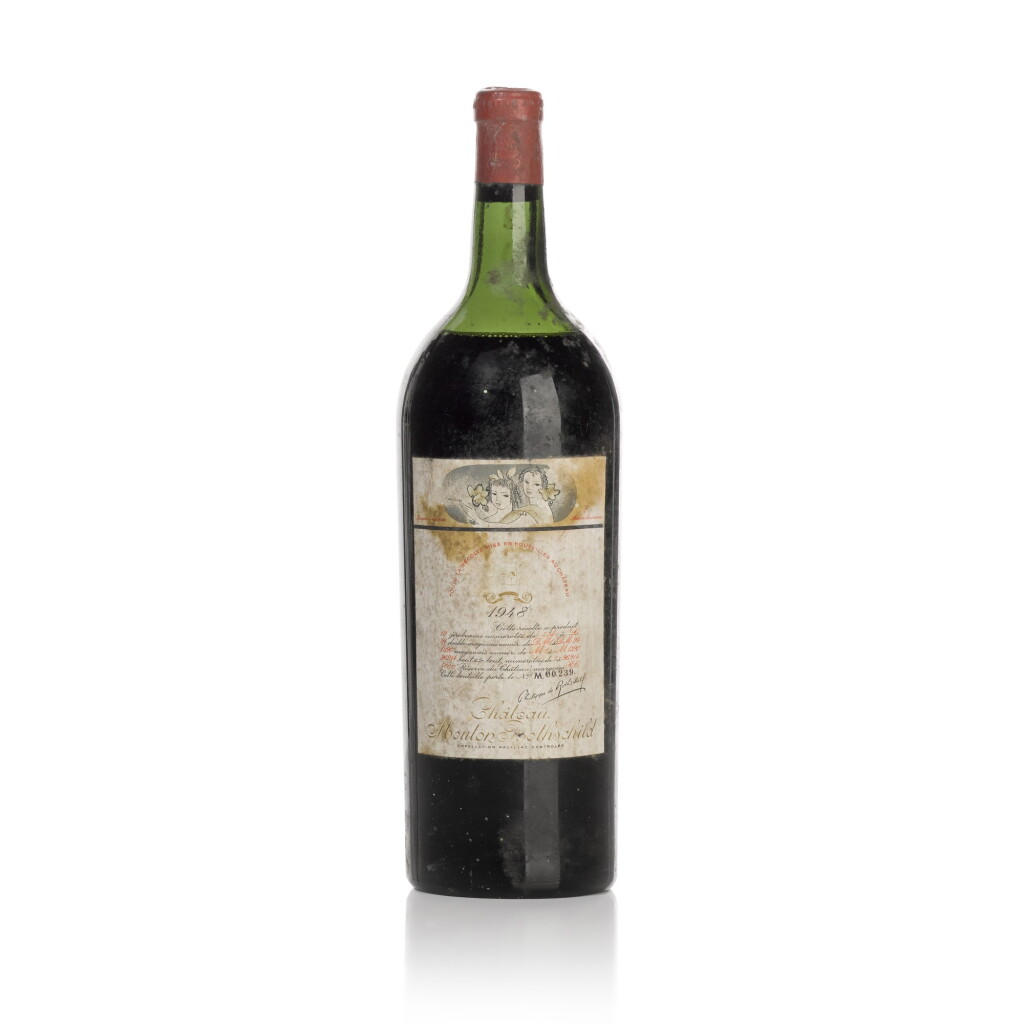 View full screen - View 1 of Lot 39. Château Mouton Rothschild 1948 (1 MAG).