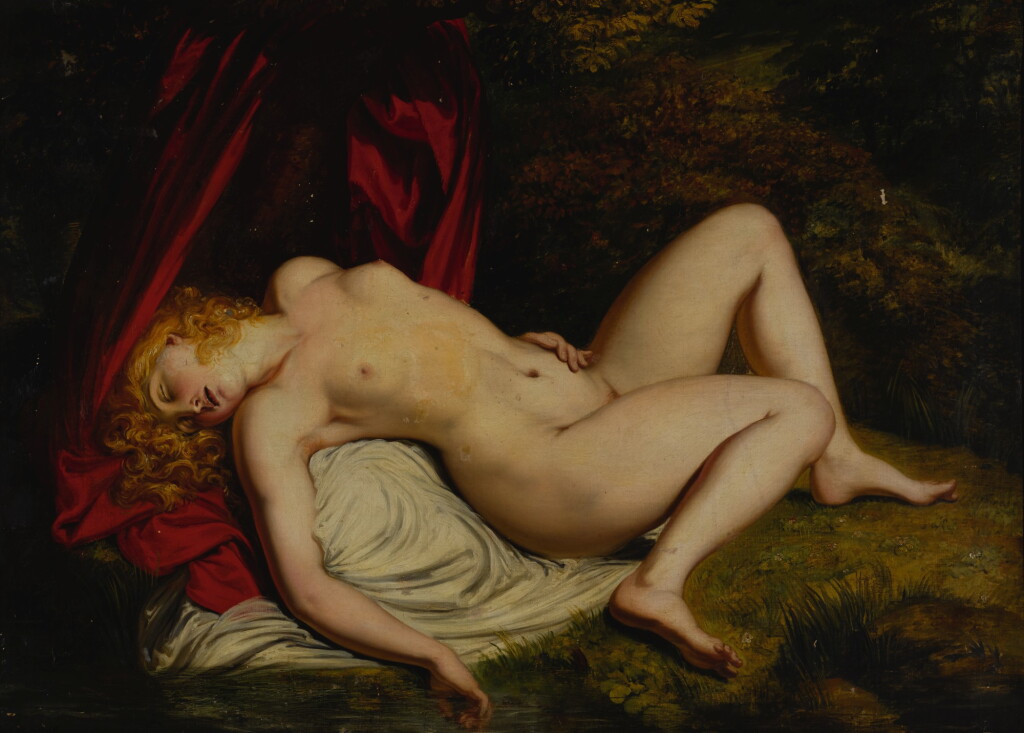View full screen - View 1 of Lot 70. ATTRIBUTED TO GUY HEAD | RECLINING NUDE.