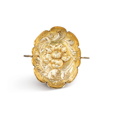 View full screen - View 1 of Lot 221. A Slovakian parcel-gilt silver two-handled wine tasting bowl, Alexander Krauti, Banská Bystrica, circa 1675.