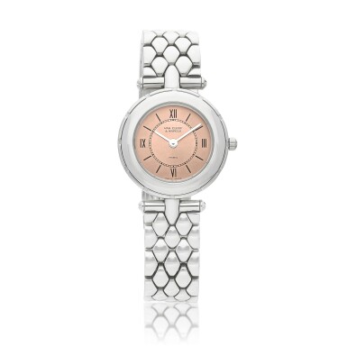 View full screen - View 1 of Lot 8113. Reference 53607 HH5 | A stainless steel wristwatch with bracelet, Circa 2000 | 梵克雅寶 | 型號53607 HH5 | 精鋼鏈帶腕錶,約2000年製.