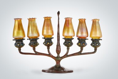 View full screen - View 1 of Lot 19. Candelabra Lamp.