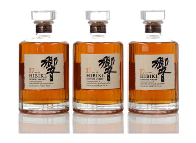 View full screen - View 1 of Lot 67. Hibiki 17 Year Old 43.0 abv NV (3 BT 75cl).