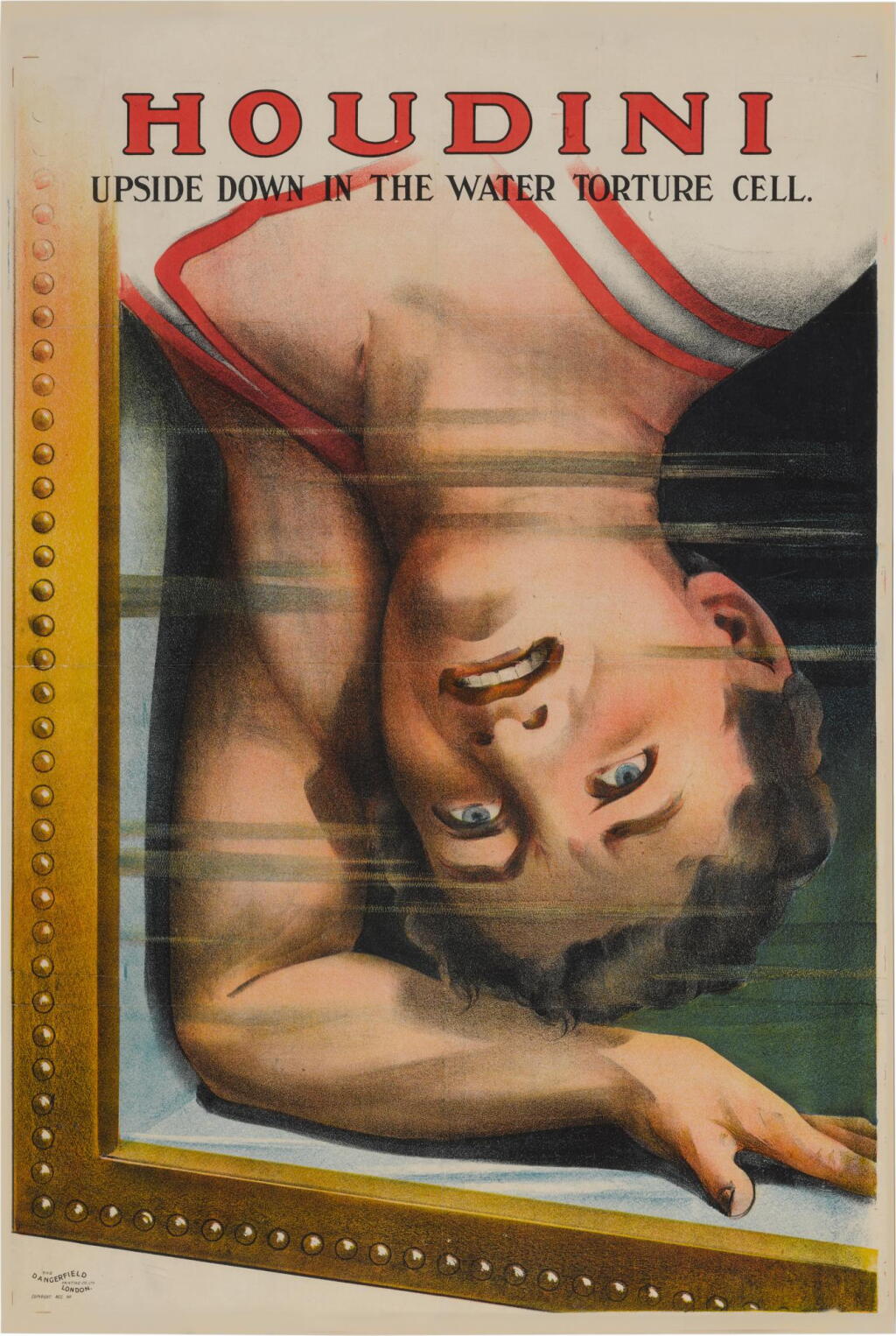 View full screen - View 1 of Lot 340. Houdini, Harry (Erik Weisz) | The most famous, dangerous, and dramatic of all of Houdini's escapes.