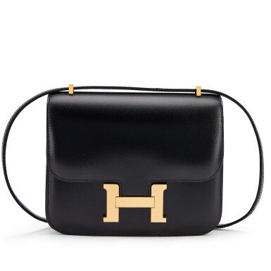 View full screen - View 1 of Lot 5435. Black Box Mini Constance 18 Gold Hardware, 2019.
