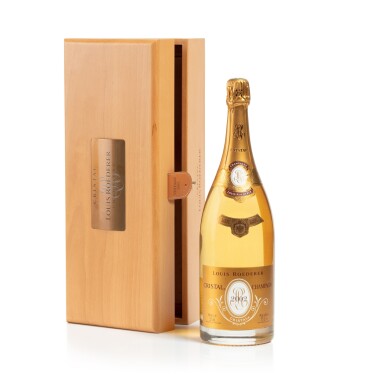 View full screen - View 1 of Lot 429. Louis Roederer, Cristal Brut 2002 (3 MAG) .