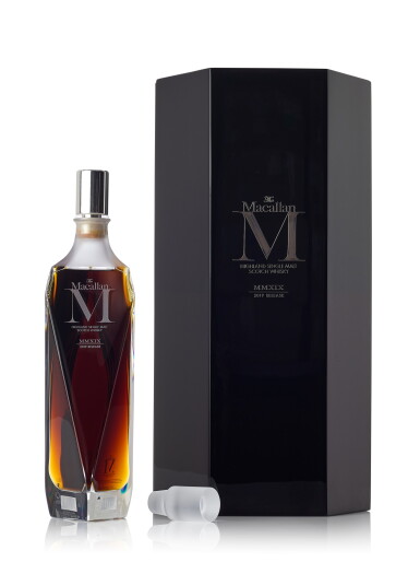 View full screen - View 1 of Lot 1058. The Macallan M Decanter 2019 Release 45.9 abv NV (1 BT70).