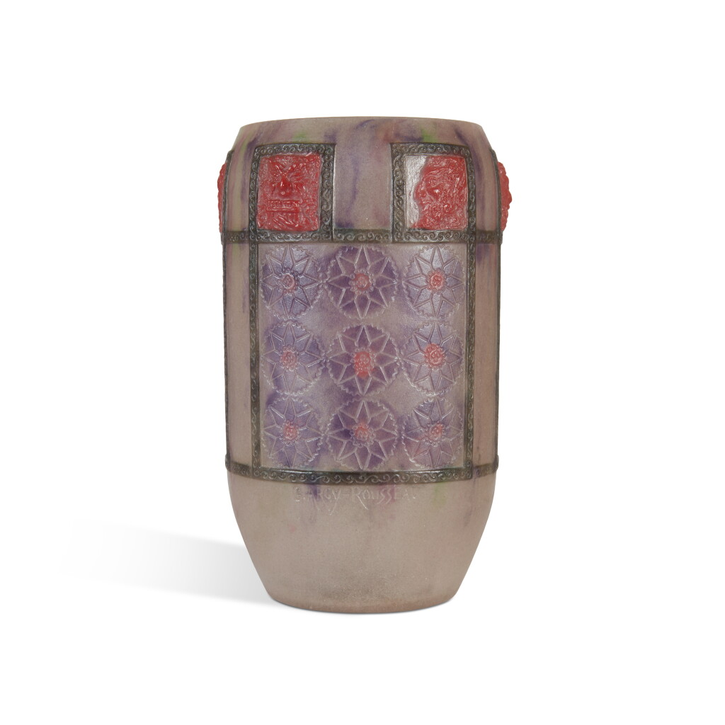 View full screen - View 1 of Lot 353. Pan et Satyres vase.