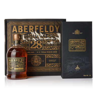View full screen - View 1 of Lot 3378. Aberfeldy 28 Year Old 40.0 abv NV (4 BT75).