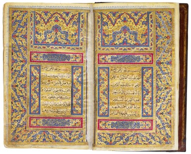 View full screen - View 1 of Lot 6. An illuminated Qur’an, Persia, Qajar, circa 1800.
