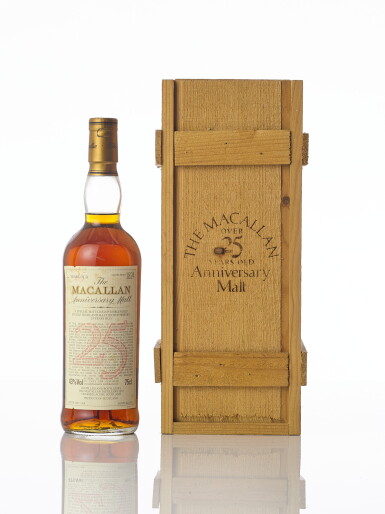 View full screen - View 1 of Lot 5443. The Macallan 25 Year Old Anniversary Malt 43.0 abv 1968 (1 BT75).