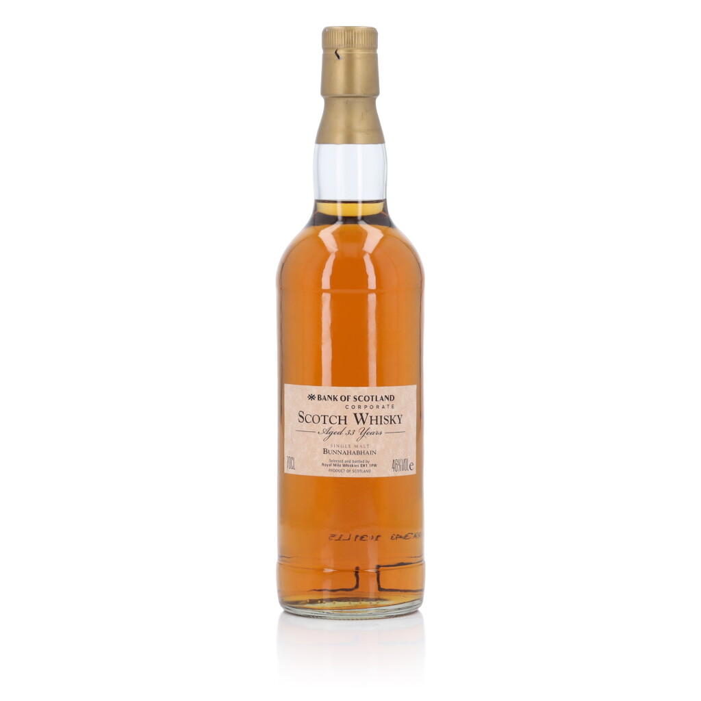 View full screen - View 1 of Lot 168. Bunnahabhain Royal Mile Whiskies 33 Year Old 46.0 abv NV (1 Bottle 70cl).