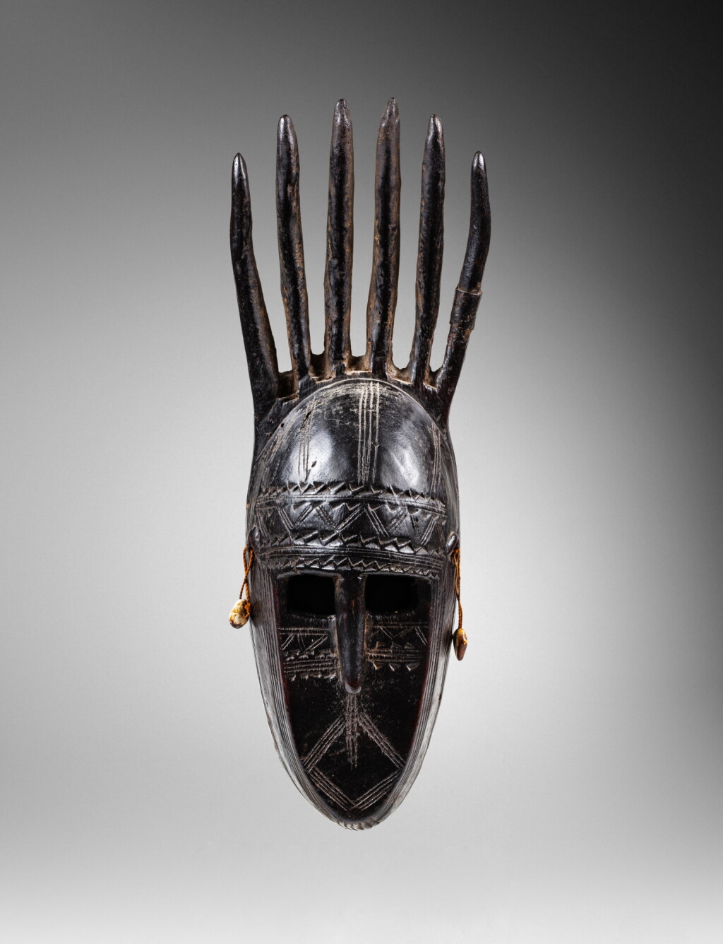 View full screen - View 1 of Lot 2. Masque ntomo, Bamana, Mali | Bamana Ntomo Mask, Mali.