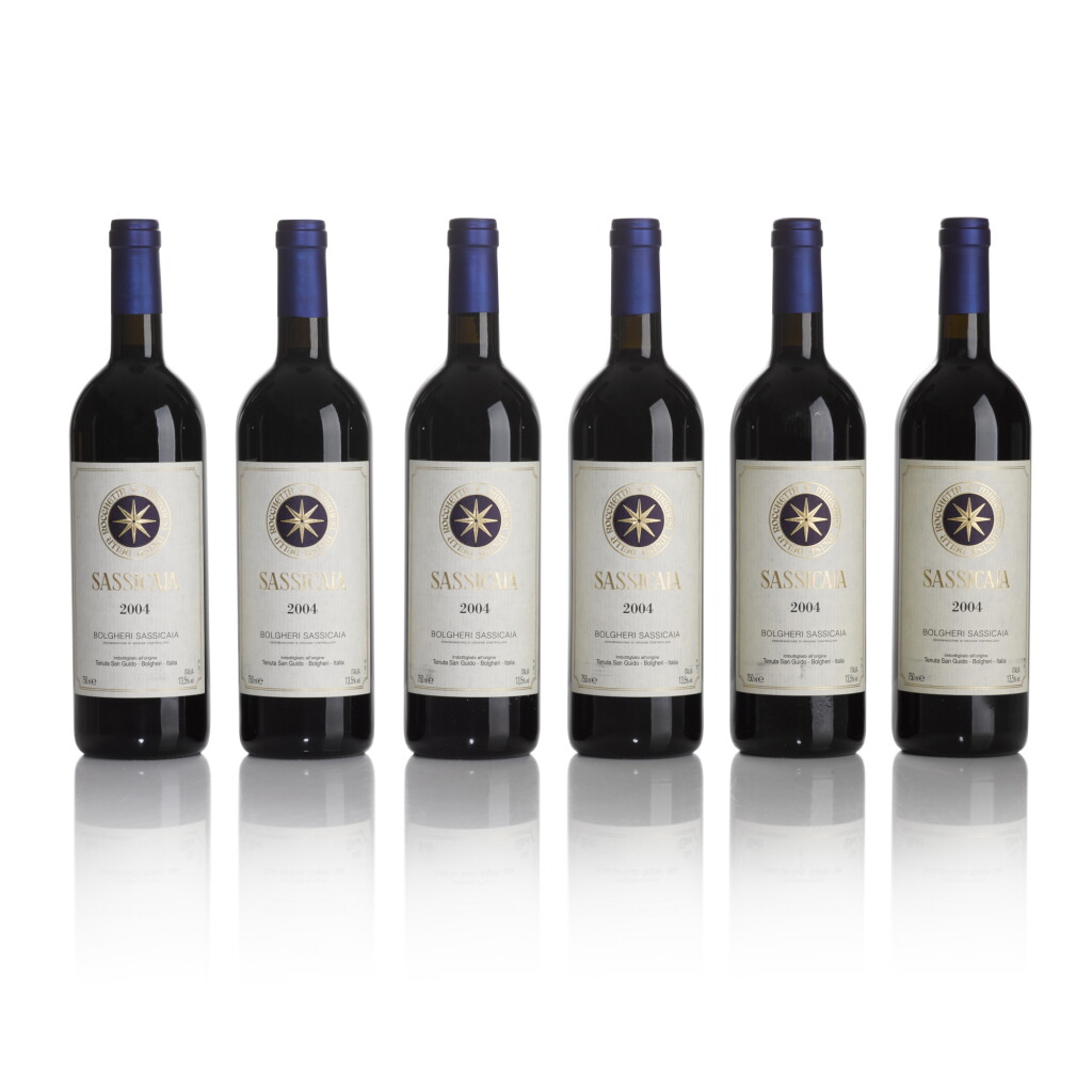 View full screen - View 1 of Lot 598. Sassicaia 2004 (12 BT).
