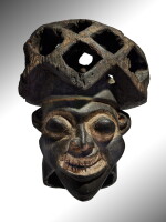 Babanki, Bafut, or Kom Helmet Mask, Grassfields, Cameroon