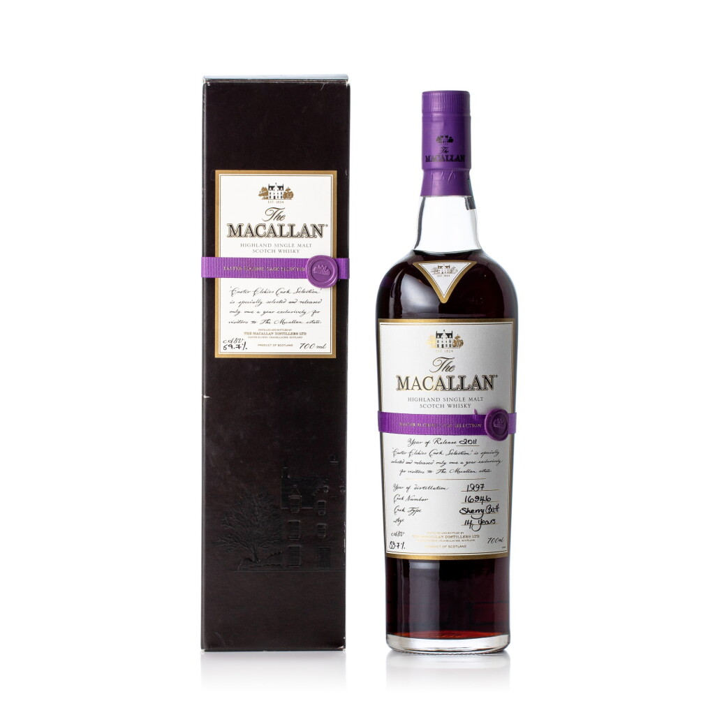 View full screen - View 1 of Lot 5022. The Macallan 14 Year Old Easter Elchies Cask Selection 2011 Release 59.7 abv 1997 (1 BT70).