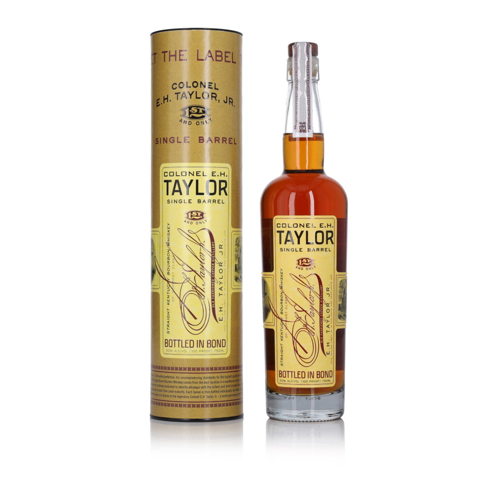 View full screen - View 1 of Lot 178. Colonel E.H. Taylor Single Barrel 100 Proof NV (1 BT 75cl).