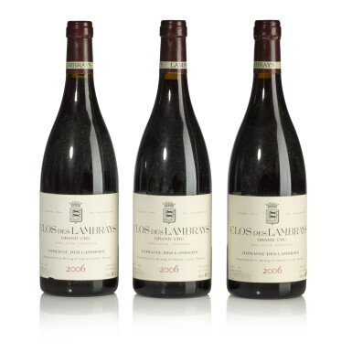View full screen - View 1 of Lot 449. Clos des Lambrays 2006 Domaine des Lambrays (3 BT).