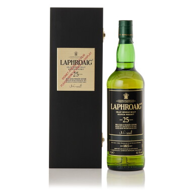View full screen - View 1 of Lot 256. Laphroaig 25 Year Old Cask Strength 45.1 abv NV (1 BT70).