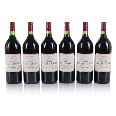 View full screen - View 1 of Lot 40. Château Lynch Bages 1982 (6 MAG).