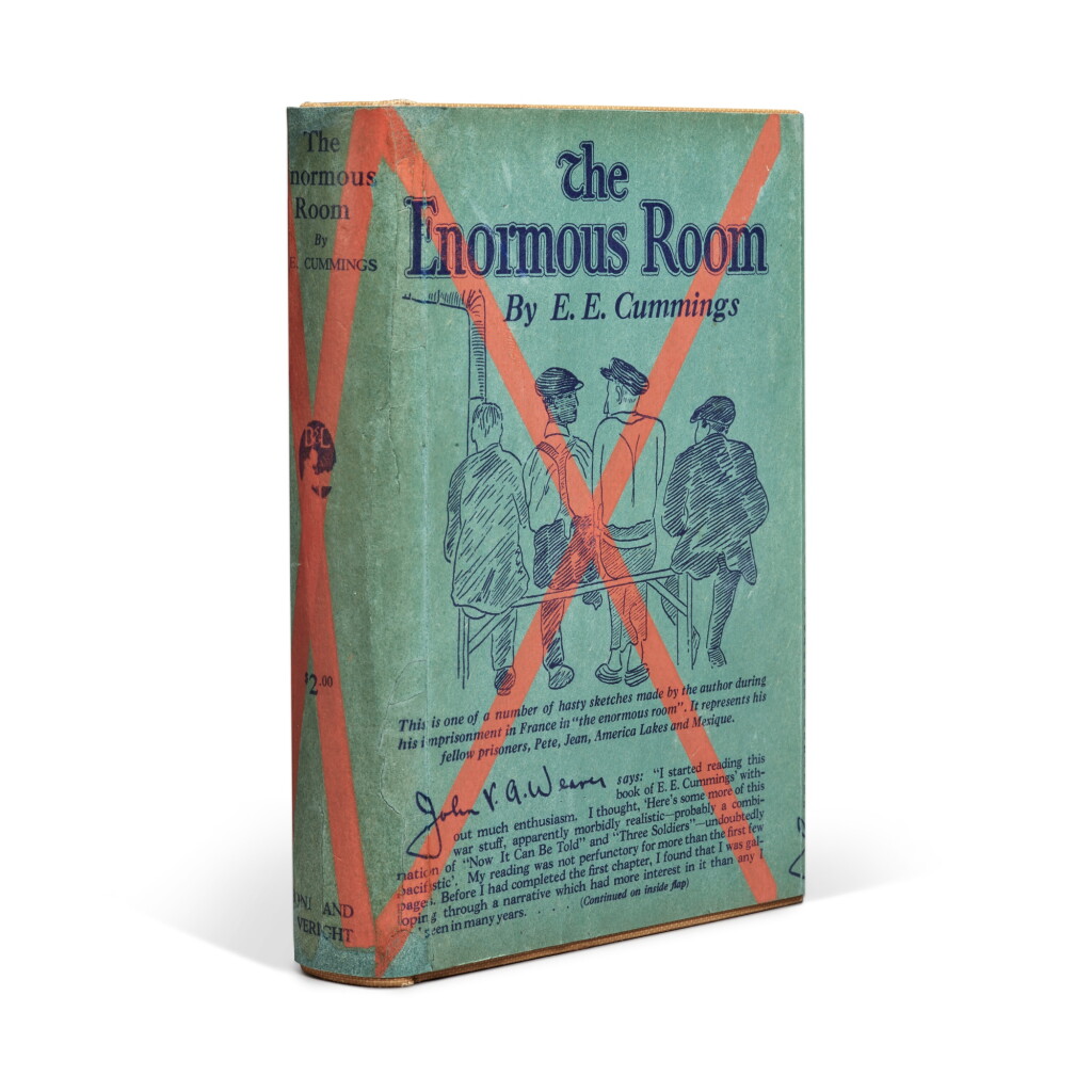 View full screen - View 1 of Lot 1182. Cummings, E. E. | First edition of the author's first novel, signed.