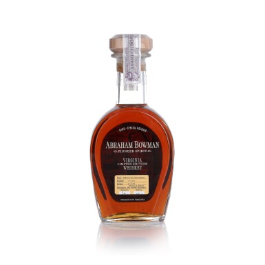 View full screen - View 1 of Lot 153. Abraham Bowman Touriga & Merlot Wine Finished 100 Proof 2004 (1 BT 37.5 cl).