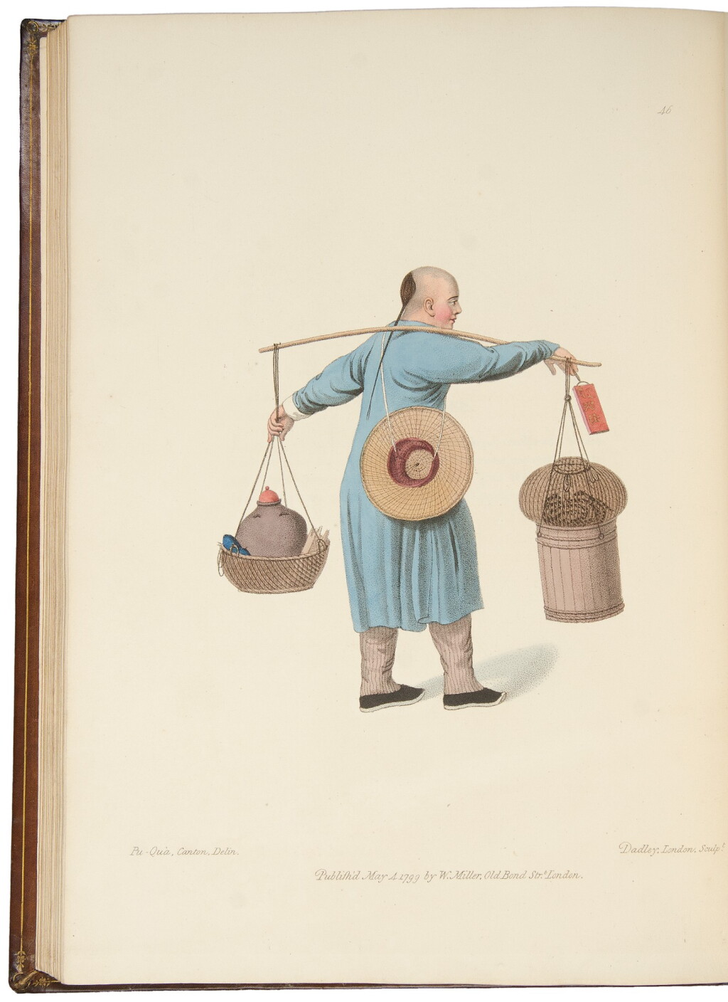 View full screen - View 1 of Lot 95. Mason, George Henry. A fine copy of Mason's famous illustrated survey of the costume of China.