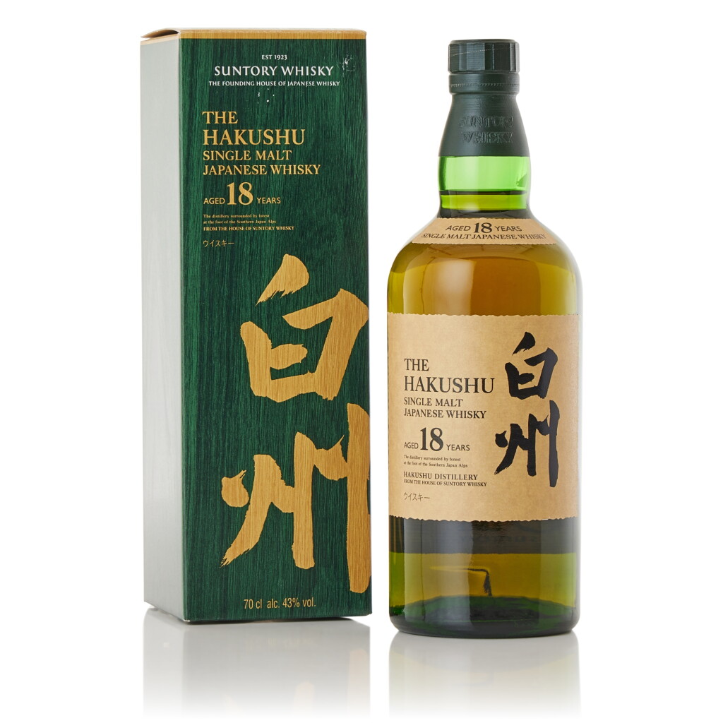 View full screen - View 1 of Lot 9160. 白州 The Hakushu 18 Year Old 43.0 abv NV (1 BT70).