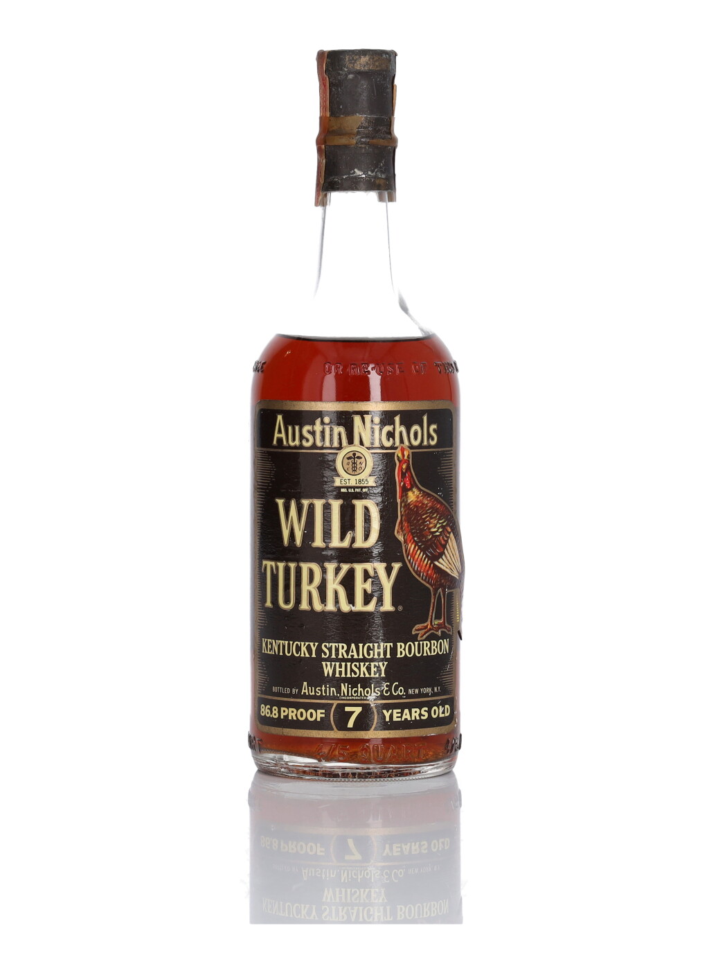 View full screen - View 1 of Lot 347. Wild Turkey 7 Year Old 86.8 Proof NV (1 Bottle 4/5 Quart).
