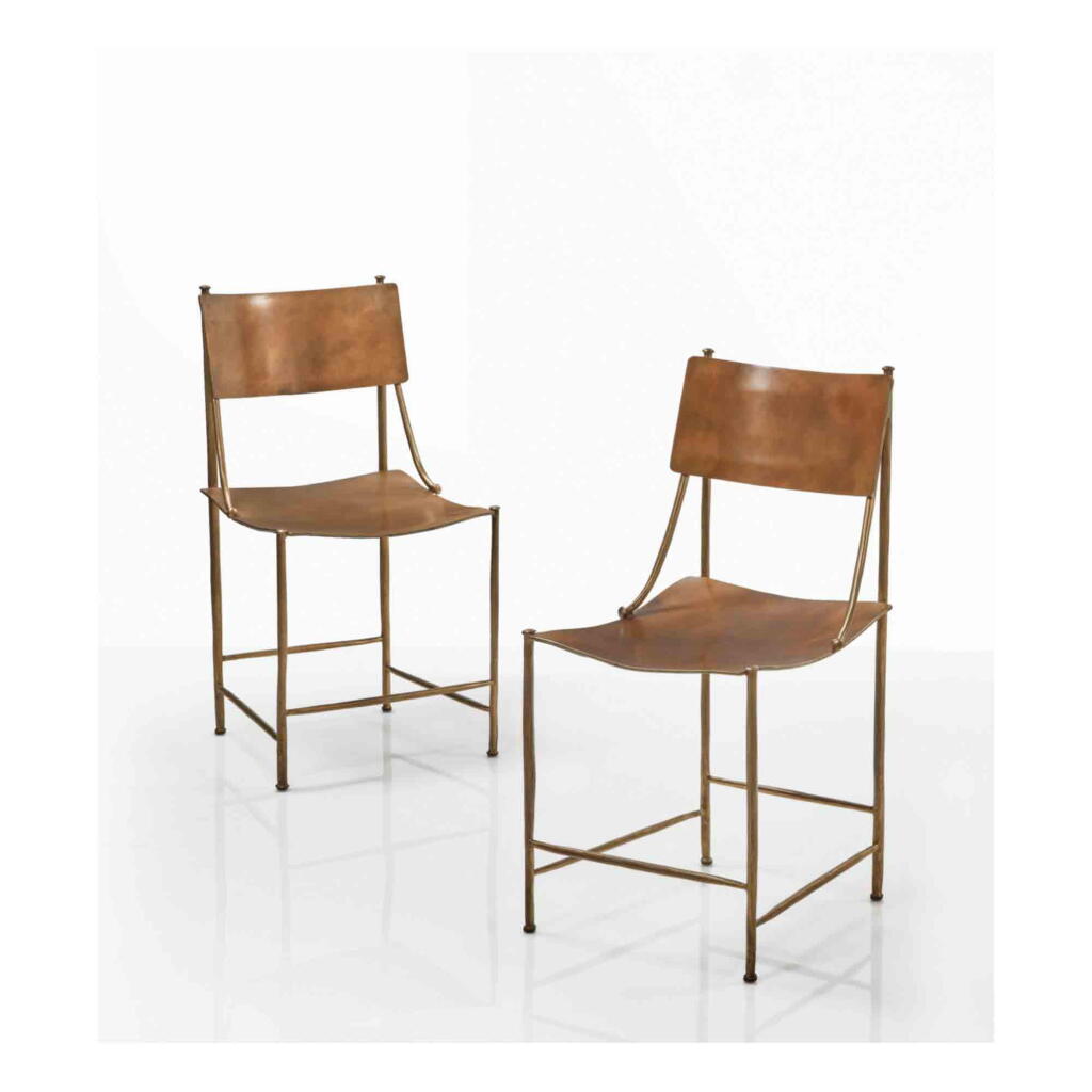 View full screen - View 1 of Lot 155. Pair of Chaises de Carlo.