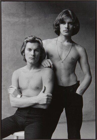 View full screen - View 1 of Lot 91. Helmut Berger and Michael Benedict.