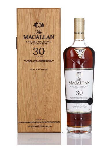View full screen - View 1 of Lot 49. The Macallan 30 Year Old Sherry Oak 43.0 abv NV (1 BT 75cl).