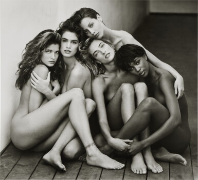 View full screen - View 1 of Lot 13. Stephanie, Cindy, Christy, Tatjana, Naomi, Hollywood.