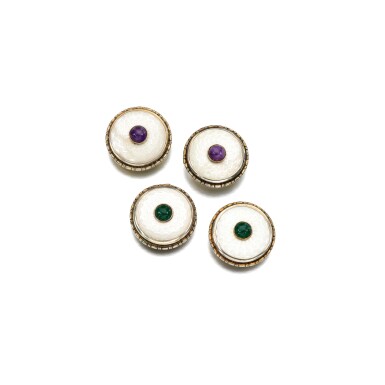 View full screen - View 1 of Lot 370. Four hat pins, early 20th century.