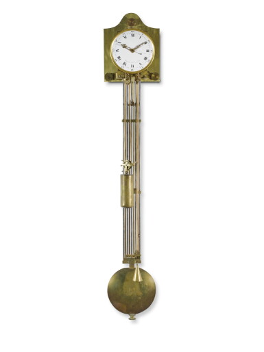 View full screen - View 1 of Lot 79. A BRASS WALL REGULATOR, LEPAUTE, PARIS, CIRCA 1765.