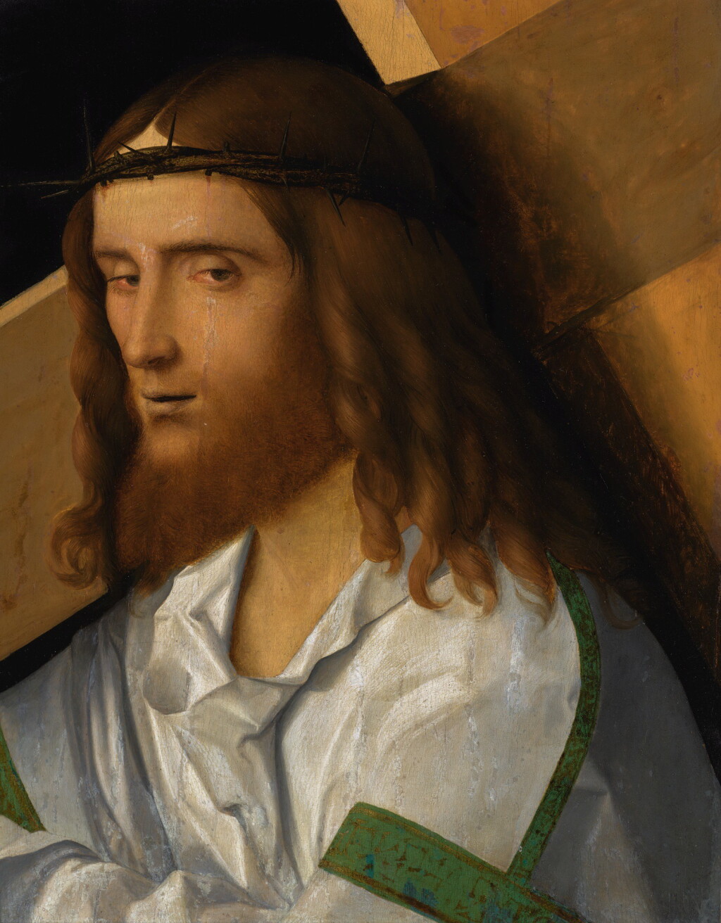 View full screen - View 1 of Lot 5. GIOVANNI BELLINI | Christ carrying the Cross | 喬瓦尼・貝利尼 | 《背負十字架的基督》.
