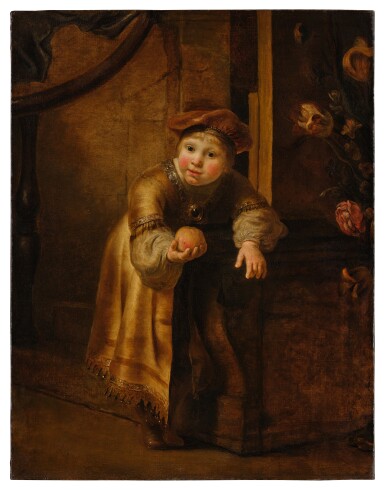 View full screen - View 1 of Lot 359. Boy with an Apple.