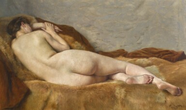 View full screen - View 1 of Lot 36. PAUL SIEFFERT | A MOMENT OF REPOSE.