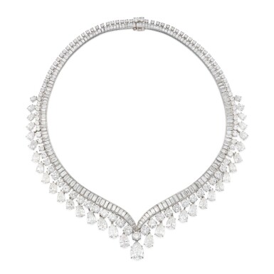 View full screen - View 1 of Lot 529. Diamond Necklace | 鑽石項鏈.