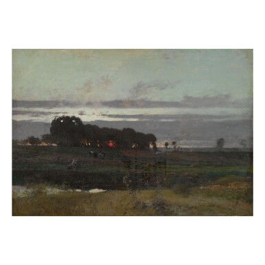 View full screen - View 1 of Lot 17. LUIGI LOIR | THE EVENING'S GLEANINGS .