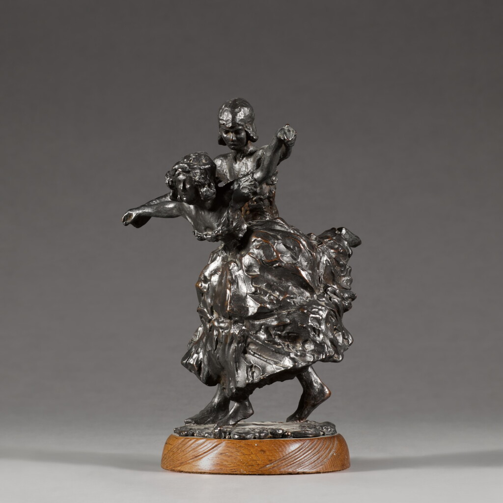 View full screen - View 1 of Lot 95. MAURICE CHARPENTIER-MIO | TAMARA KARSAVINA AND VASLAV NIJINSKY IN 'LE SPECTRE DE LA ROSE'.