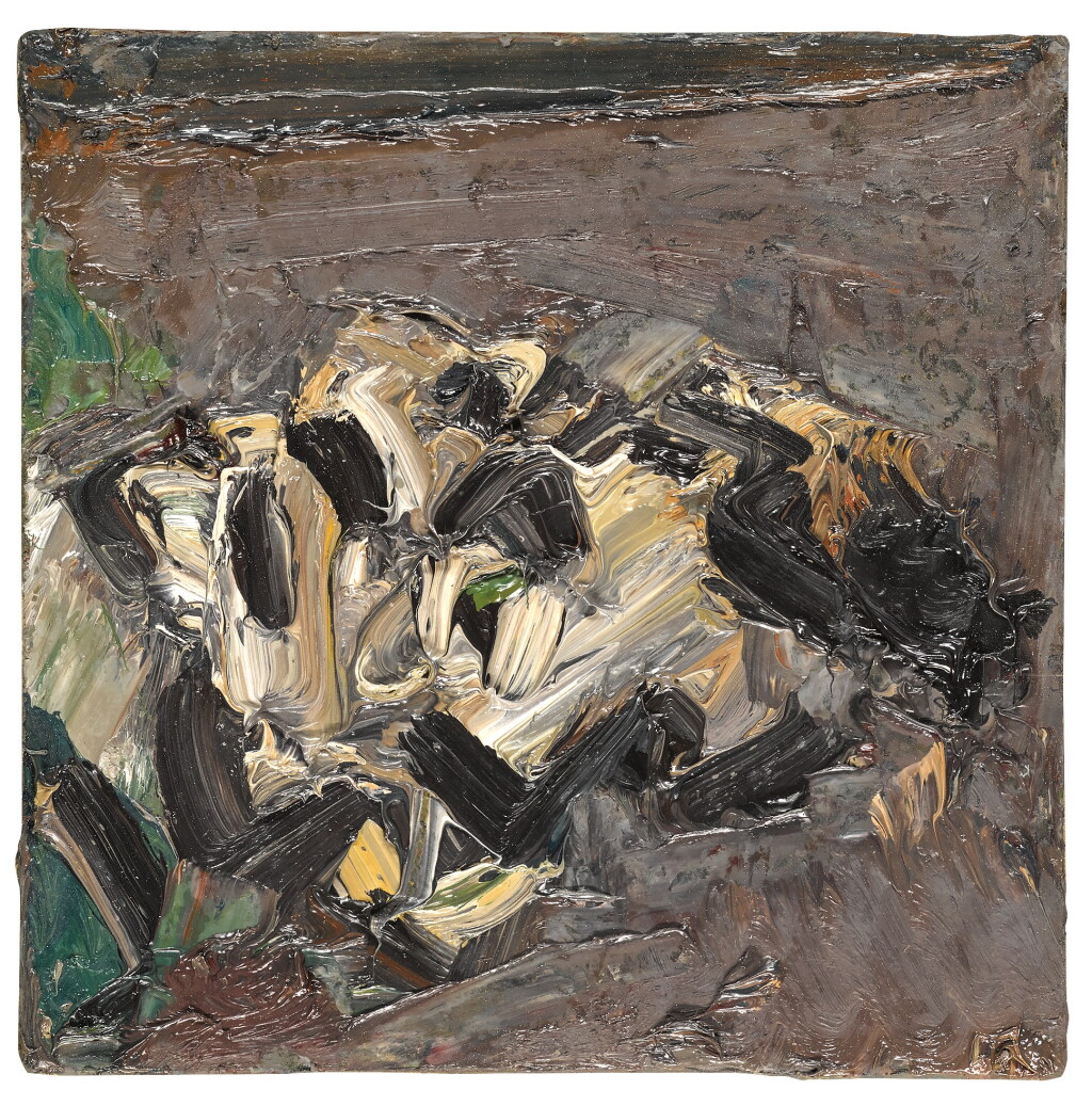 View full screen - View 1 of Lot 10. FRANK AUERBACH | RECLINING HEAD OF GERDA BOEHM.