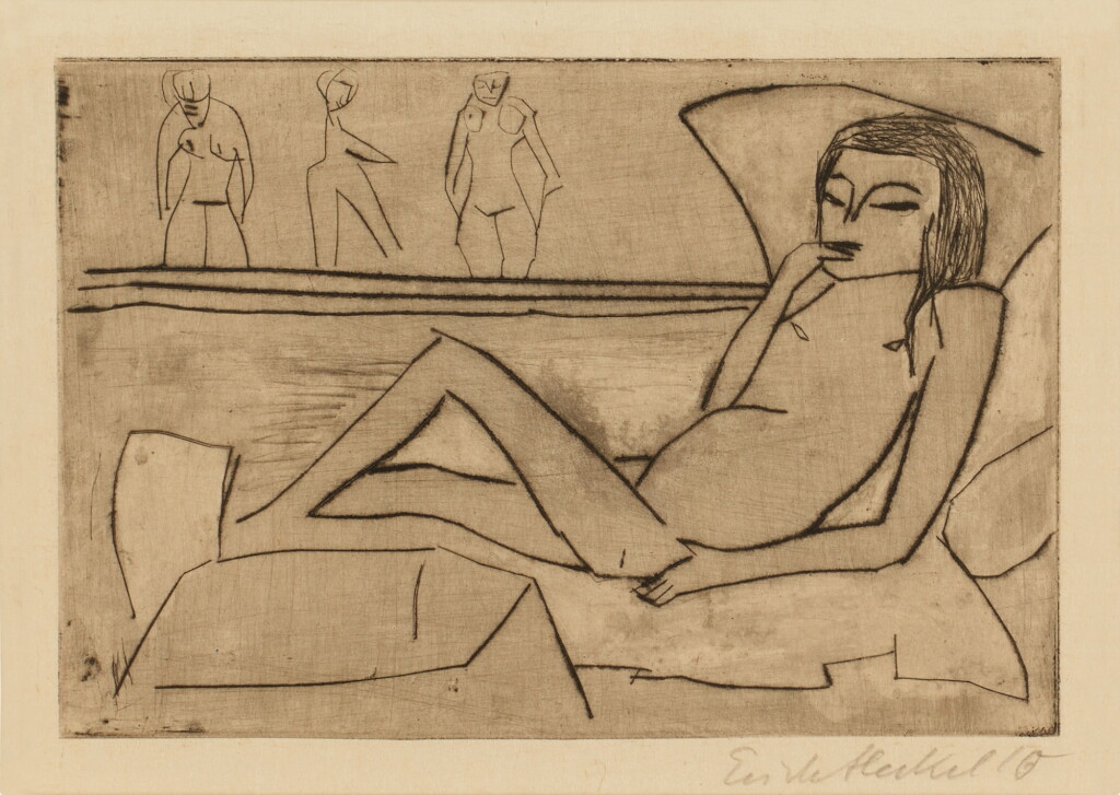 View full screen - View 1 of Lot 366. Liegendes Kind (Dube 79).