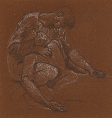 View full screen - View 1 of Lot 4. SIR EDWARD COLEY BURNE-JONES, BT., A.R.A., R.W.S. | The Entombment.