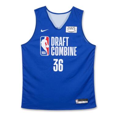 View full screen - View 1 of Lot 53. Kylan Boswell 2026 NBA Draft Combine Issued Jersey | Probable Wear.