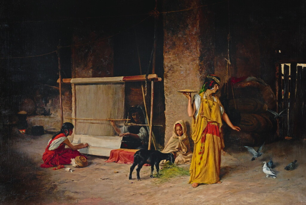 Voir en plein écran - Voir 1 du lot 25. EUGÈNE GIRARDET | THE WEAVERS.